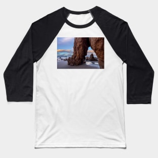 Sea Arch El Matador State Beach Baseball T-Shirt